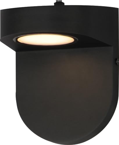 Maxim 86198BK/PHC Ledge Wall Sconce, 1-Light 15 Watts, Black