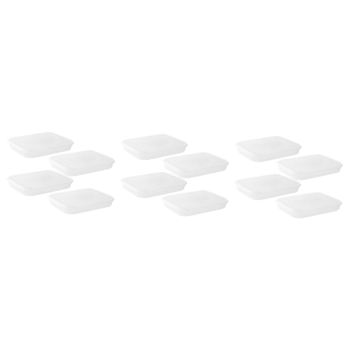 LABRIMP 12pièces Boîte De Conservation Pour Et Bacon Conteneur Réfrigérateur Hermétique Transparent Pour Stockage Alimentaire Et Organisation De Cuisine