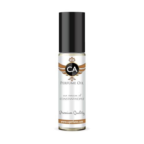 CA Perfume Impression of Constantinople Unisex Fragrance Oil Aromatic Spicy Scent Long Lasting Perfumes for Women &amp; Men Travel Size TSA Ready Mini Parfum Body Oil Roll-on 0.33 Fl Oz 10ml