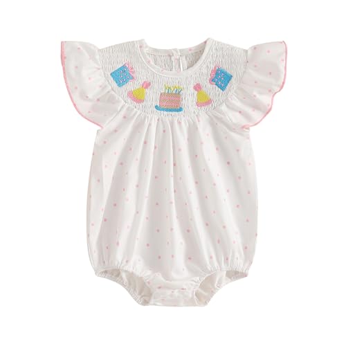 Baby Girl Summer Clothes Classic Stripes Plaid Print Short Sleeve Romper Smocked Bodysuit Cute Newborn Playsuit