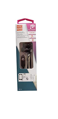 Htc - ECOUTEURS SMARTPHONE AVEC MICRO +CABLE 1.2M NOIR
