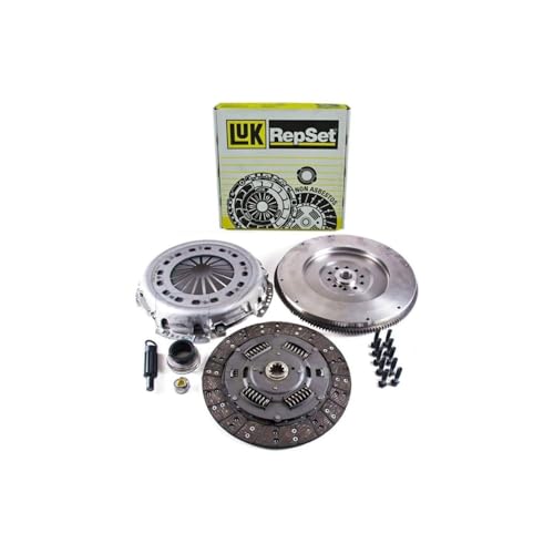 LUK Clutch And Nodular HD Flywheel Conversion Kit - Compatible With 1994-1997 F250 F350 7.3L Turbo Diesel Engine - Comes With 12 Months Brand Warranty - Ideal Match For Vehicle’s Performance