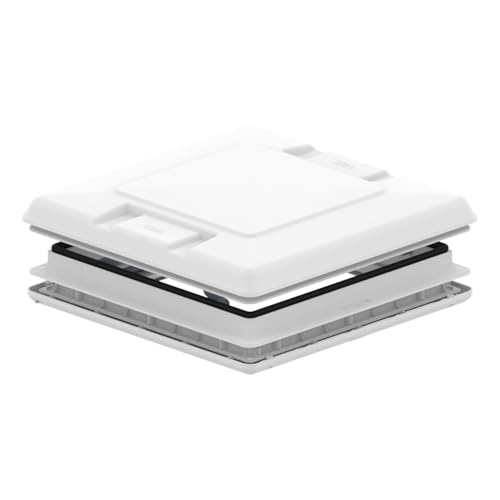 Fiamma - Ventana Vent, 50 Blanca, 50 x 50 cm, mosquitera Opaca de Serie Camper Caravan - 75120.10