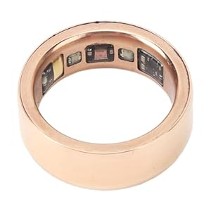 Rose Gold Smart Ring, Smart Ring Rose Gold Health Tracker Multifunctional Body Temperature Sleep Pedometer IPX8 Activity & Fitness Trackers Electronics