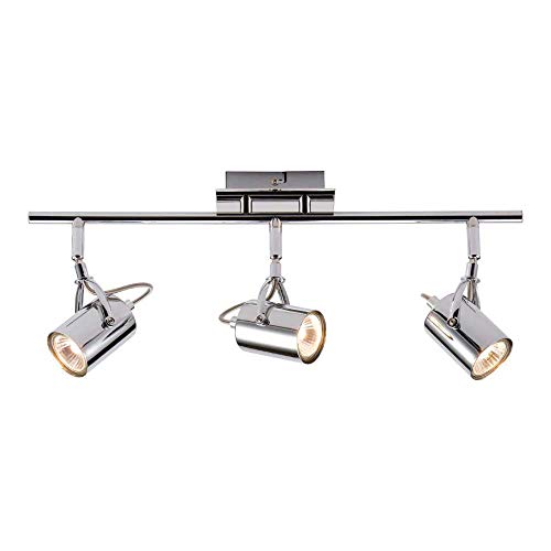 Image of 230V GU10 Triple bar Spotlight - Chrome
