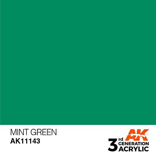 AK Acrylics 3Gen AK11143 Mint Green (17ml)