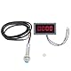 drehzahlmesser motorsäge, Digital LED Display Drehzahlmesser, 220 V AC Drehzahlmesser, 10-9999 LED-Anzeigefeld des digitalen Geschwindigkeitsmessers Induktiver Hall-Effekt-Sensor für Rasenmäher
