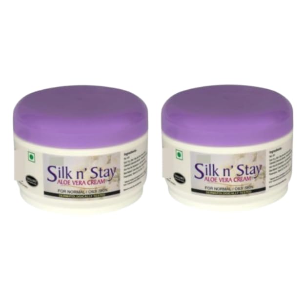 Pack of 2 Silk n Stay Aloevera Cream - 14.1Ounce / 400Gm