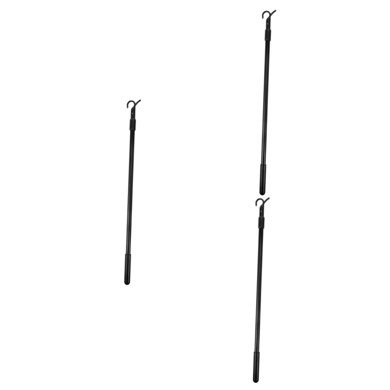 Baguette de traction pour stores SHINEOFI lot de 3 tiges extensibles rideaux