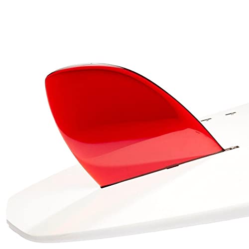 DORSAL Rudder Surf Fins for Sup Longboard Surfboard Center D-Fin 8.5' Red