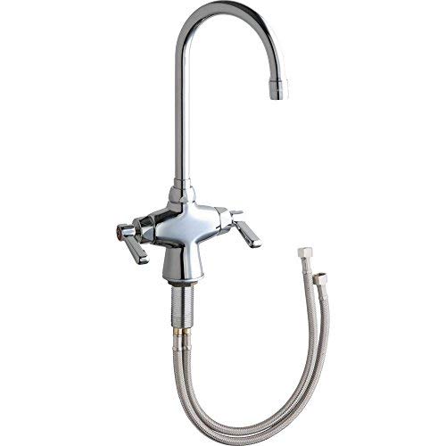 Chicago Faucets 50-Abcp Deck Mount Combination Sink Faucet, Chrome #TOP1