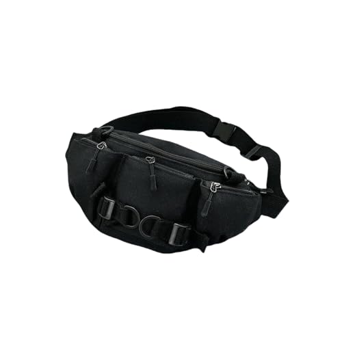 Gyios Bauchtasche Damen Utility Hip Gürtel Tasche Crossbody Taschen Bumbag Für Radfahren Wandern Angeln, Taille Packs-schwarz