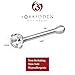 Forbidden Body Jewelry Nose Rings Sterling Silver CZ Simulated Diamond Bone Studs, 1.5mm Crystal 22g Clear 1Pcs