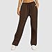 Wide Leg Sweatpants Women Fashion Plus Size Baggy Sweat Pants Drawstring High Waist Casual Lounge Trousers Winter Clothes,Coffee Women Sweatpants XL
