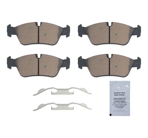Image of HUSCH D781 Front Ceramic Brake Pads Kit Fit For BMW 318i 1996-1998, For 318is 1997-1999, For 318ti 1995-1999, For 320i 2001-2005, For 323Ci 2000, For 323i 1998-2000, For 323is 1998-1999