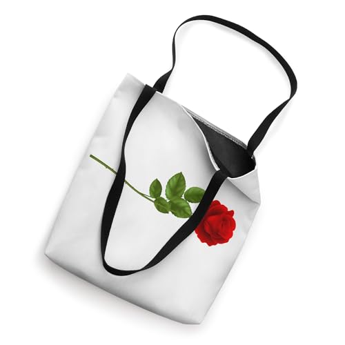 Single Red Rose Tote Bag miniatura 2