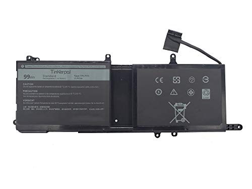 Tinkerpal 9NJM1 Replacement Laptop Battery for Dell Alienware 15 R3 17 R4 R4 ALW17C-D2738 ALW17C-D1738 ALW17C-D2748 ALW17C-D2758 ALW17C-R1748 0546FF 0HF250 44T2R HF250 MG2YH 99WH 11.4V 9-Cell