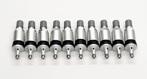 Workhorse Automotive Aluminum TPMS Clamp-in Replacement Valve. Pack of 10