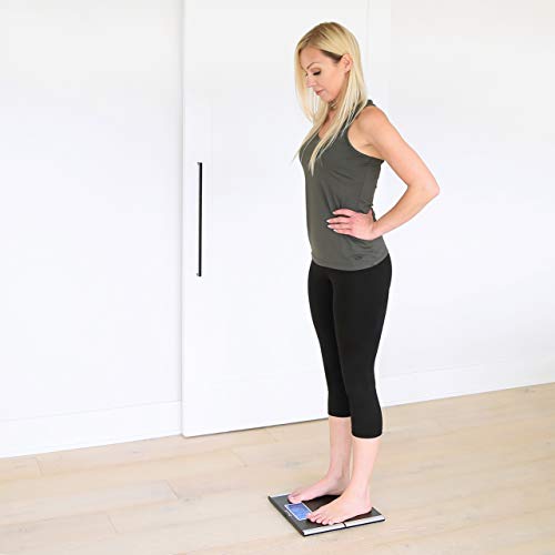 Escali Ultra Slim Easy Read Digital Bathroom Scale For Body Weight With Extra Large Display And High Capacity Of 440 Lb, Batteries Included #TOP6
