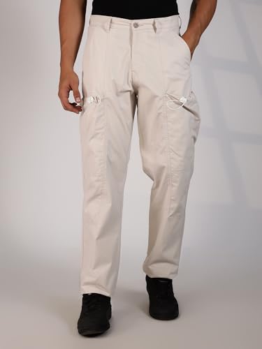 Image of Thomas Scott Relaxed Fit Cargo Trousers for Mens