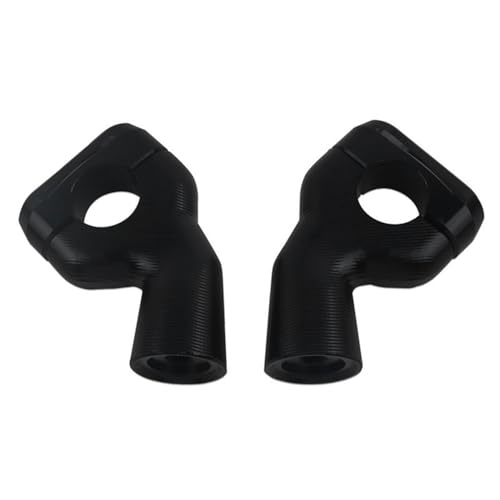 Pince de guidon moto Triumph Bobber rehausseur ergonomique en alu noir