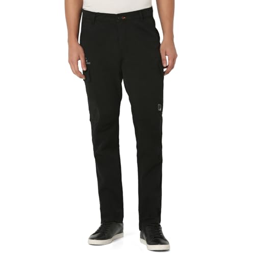 Image of Spykar Men's Regular Cargo Pants