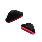 mryok naselli di ricambio per oakley mainlink oo9264, rosso hard base nose pads-asiatico fit, taglia unica