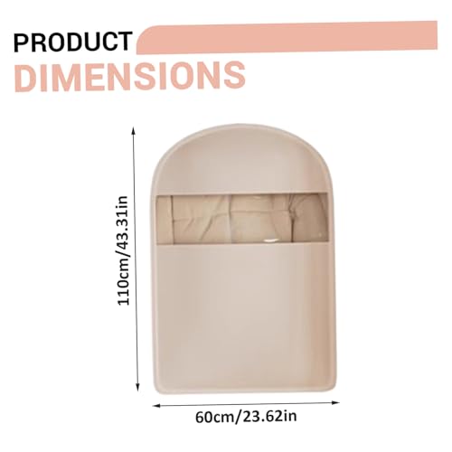 Garment Bags for Hanging Clothes with Clear Window, Self-Compressing Space Saving Hanging Clothes Organizer for Coats, Jackets, Suits, Closet Storage2