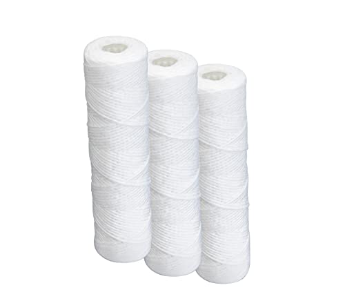 Lot de 3 cartouches bobinées anti-impuretés 25 microns efficacité 12 mois ORIA