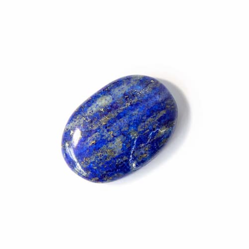 Chakra, Reiki Infused Hand Carved Pocket Thumb and Palm Worry Stones for Stress Relief and Energy 10 Piece Collection â€“ Ezina Designs Meditation Collection (Lapis Lazuli)