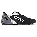 Presentan cierre de cordones Sparco S00126343NRBI Zapatillas SL-17 Talla 43 Negro Blanco