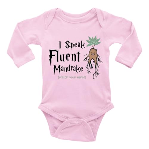 Image of GKrepps I Speak Fluent Mandrake Watch Your Ears! Baby Clothes Newborn Organic Bodysuits Romper