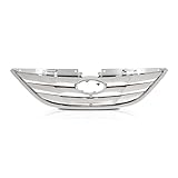 PIT66 Front Grille Assembly Grill Chrome Compatible with Sonata 2011 2012 2013 HY1200154 863503S100