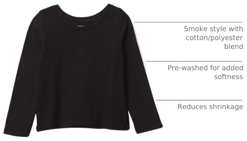 Image of The Children's Place Baby-Girls and Toddler Basic Long Sleeve Layering Tees