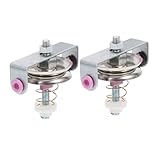 SHINEOFI 4 Stück Garnspanner Für Strickmaschine Und Webstuhlspanner Mit Robuster Eisenkonstruktion Kompaktes Werkzeug Für Präzise Fadenspannung Und Webstool Spannvorrichtung