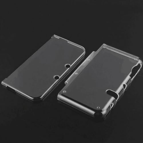 Image of Hzxkqmil Transparent Protective Case for Nintendo New 3DS XL /LL Console | Clear Crystal Hard Case Protective Cover + 1 Set Screen Protectors Film Accessories for New 3DSXL LL