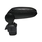 OMAC Black Center Console Armrest for Ford Focus 2012-2014 Plastic PU Leather 1 Pc