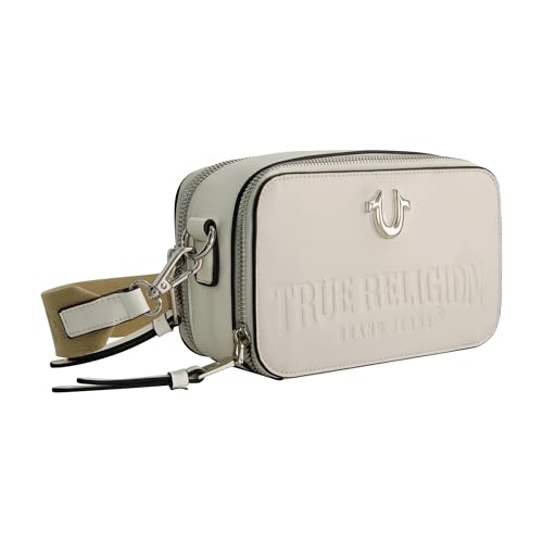Image of Concept One Women's True Religion Camera Bag, Women's Mini Shoulder Handbag With Embossed Logo and Adjustable Shoulder Strap