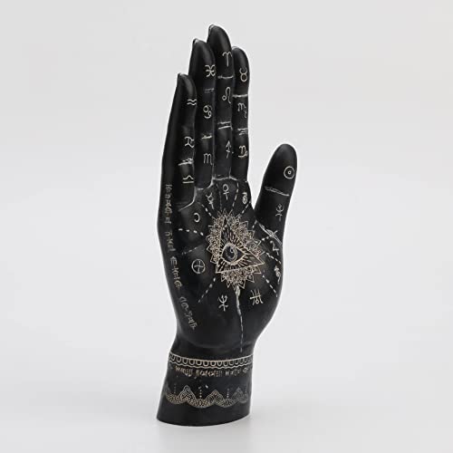 Image of Veronese Design 9 1 /2 inch Mystic Eye of Providence Hamsa Hand Resin Figurine