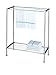 Organize It All Freestanding 3 Bar Chrome Bathroom Towel Rack with Bottom Shelf