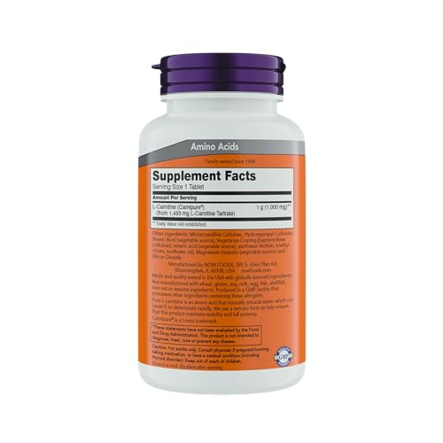 Now Foods HH0068 Now Supplements L-Carnitine 1000Mg thumb #1