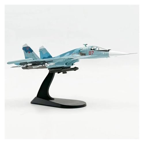 Modelo Su34 Sukhoi avión militar de metal para regalar a aficionados 4