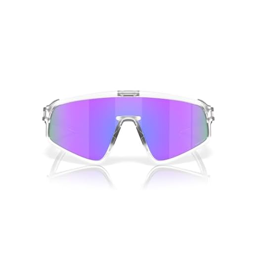 Óculos de Sol Oakley Latch Panel 0OO9404 940402 Tam 35 / Transparente - Lentes Prizm Violet