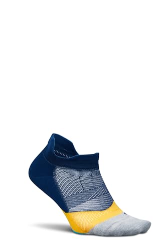 Image of Feetures Elite Light Cushion No Show Tab Sock Wave