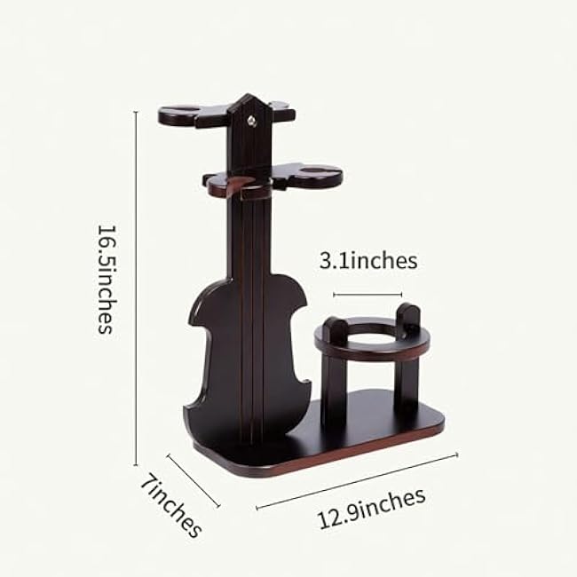 Countertop Wine Rack Small Wooden Wine Bottle Holder for Inside Cabinet