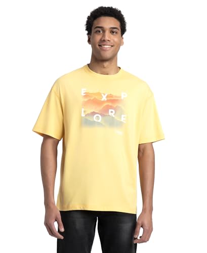 Image of Jockey US81 Men Super Combed Cotton Rich Graphic Printed Round Neck Half Sleeve T-Shirt