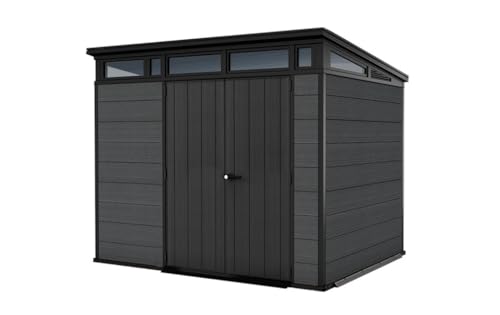 Keter 17210836 Cortina 9x7 Kunststoffgerätehaus Gartenhaus in Holzoptik
