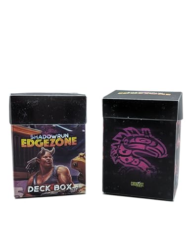 Shadowrun Edge Zone 2 Deck Box Set - Stylish Card Cases for Trading Card Game Enthusiasts by Catalyst Game Labs