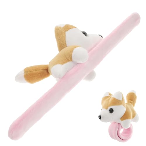 DECOMELODY Pulsera de Peluche con Diseño de Animales Adorables Muñeco y Cómodo Pulsera de Golpe para para Fiestas Infantiles