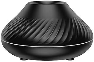 Air Aroma Diffuser Humidifier Blaze, Flame Noiseless Essential Oil Diffuser for Home,Office,Yoga with Auto-Off Protection 180ml (Black)
